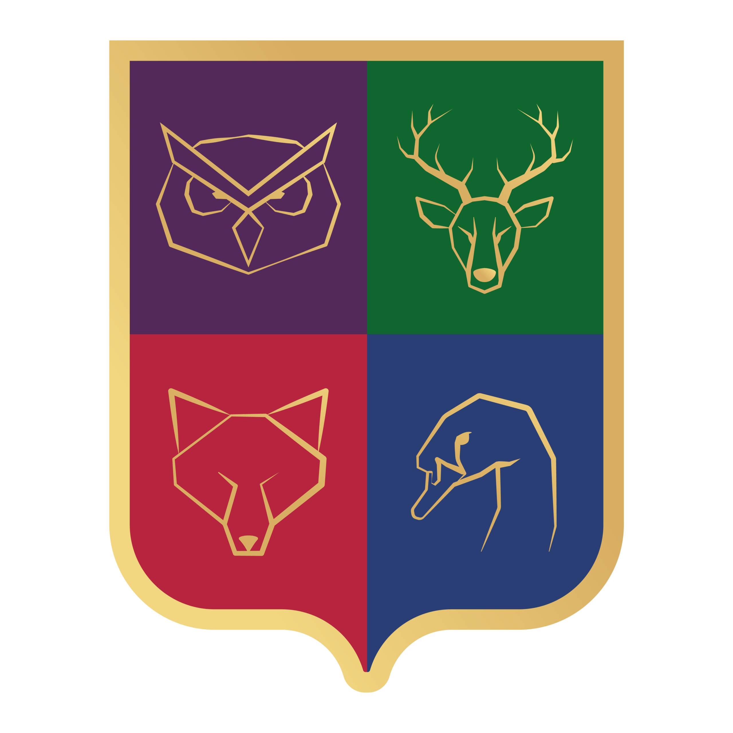 Les quatre maisons OWIS : Garima, Ushingi, Sapientia, Agapè