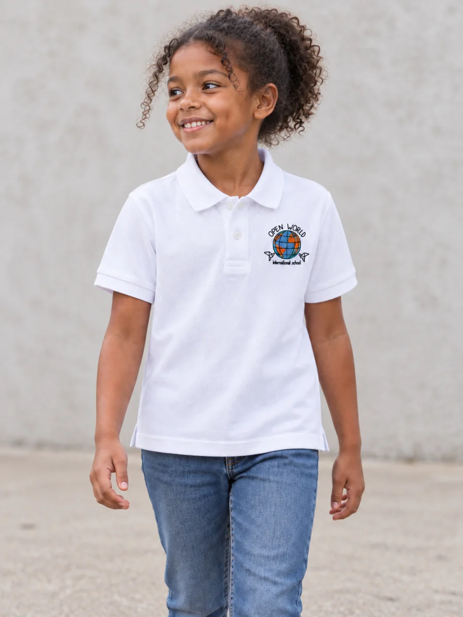 polo primaire porte decor varie v1 — uniforme Open World