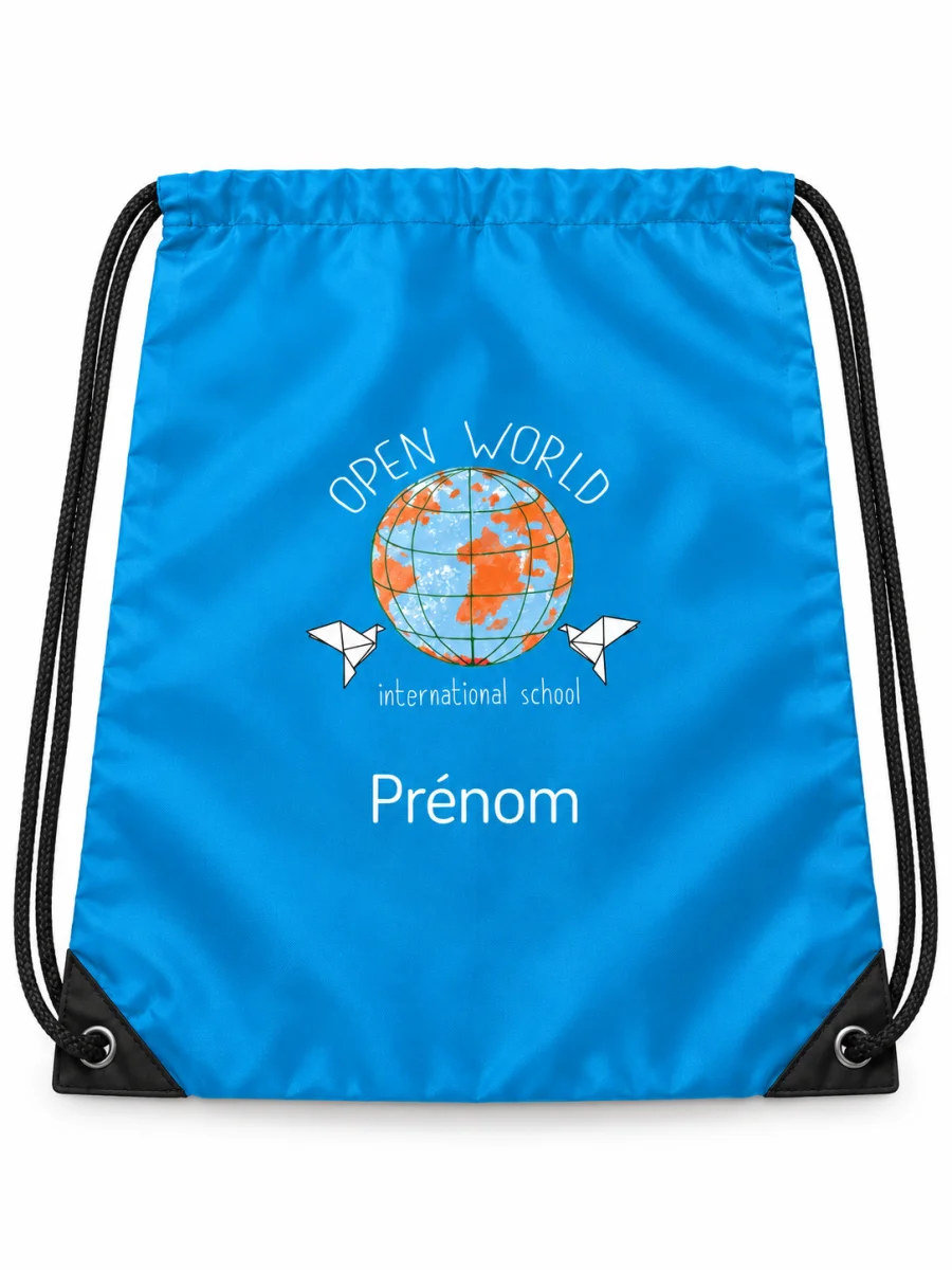 sac sport bleu fond blanc v1 — uniforme Open World