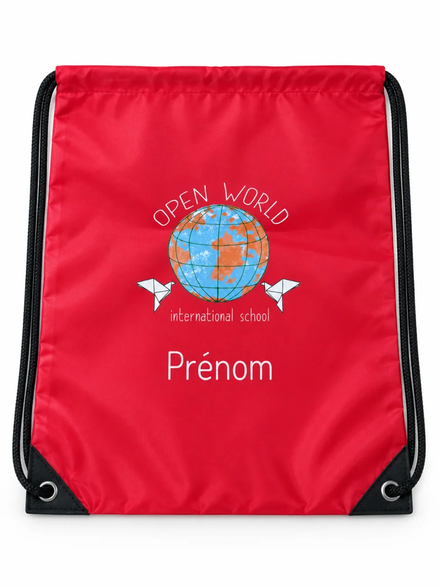 sac sport rouge fond blanc v1 — uniforme Open World