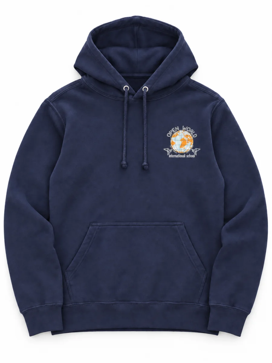 sweat capuche college face v2 — uniforme Open World