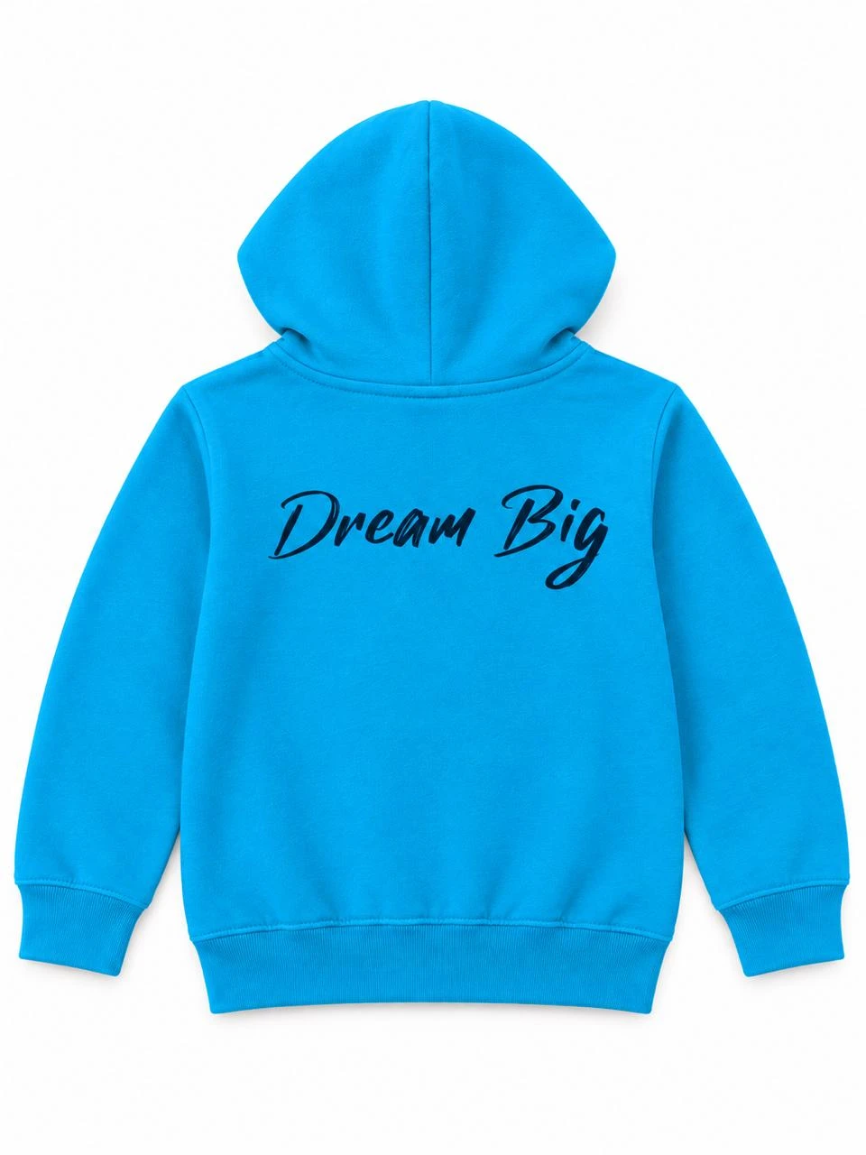 Sweat à capuche primaire turquoise — Dos