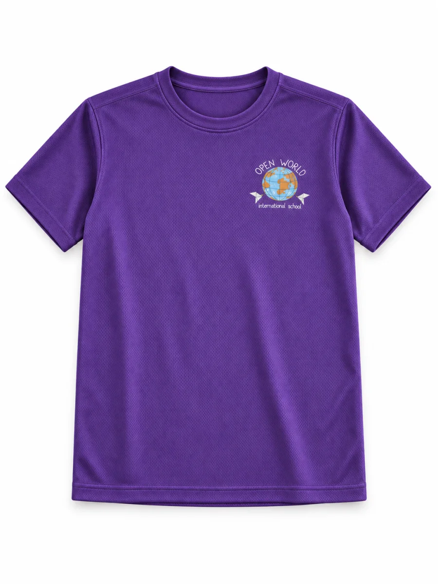 t shirt sapientia violet face v1 — uniforme Open World